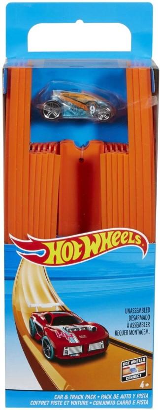 Hot Wheels Track Builder With Car (Multicolour, Pack of: 1)