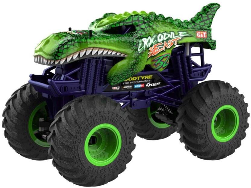 Crazon RC 1:8 CRAZY ZONE DINO TRUCK W/USB CHARGER (Green)
