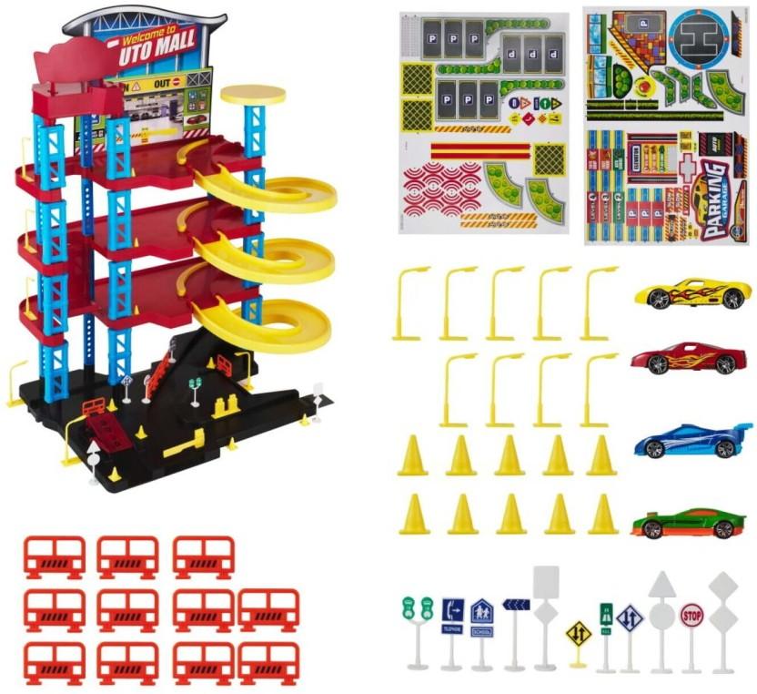 Rastar Exp Wheels 4 Level Park (Multicolour, Pack of: 1)