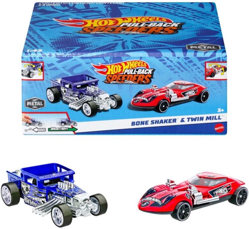 Hot Wheels PULL BACKS ASST (Multicolour, Pack of: 1)