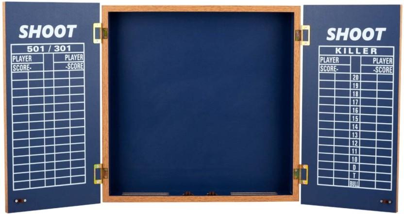 Shoot Oak Foiled Dartcabinet Top Dart Board Board Game