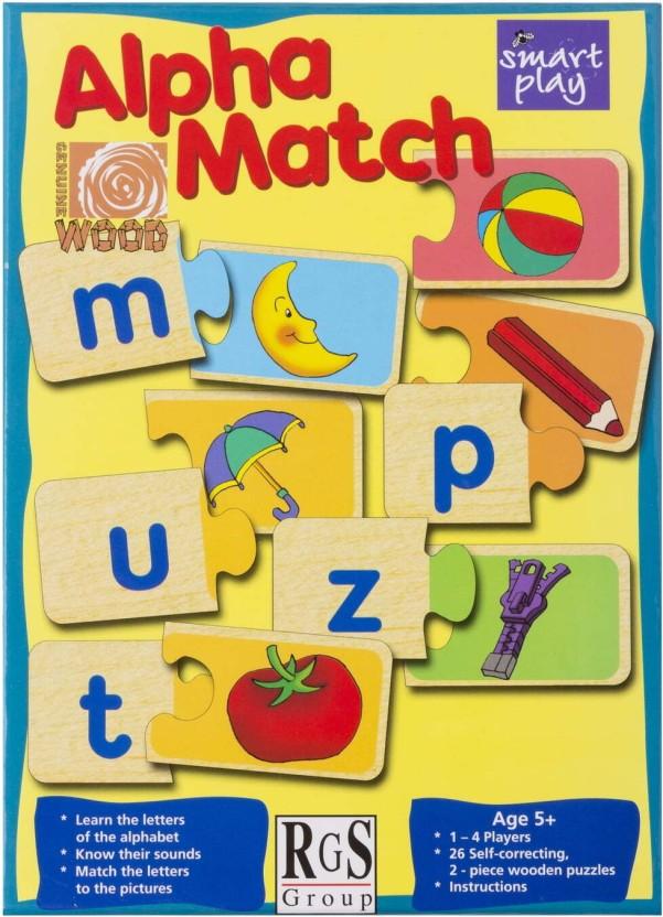 Alpha Match Educational Game Educational Board Games Board Game