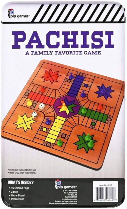 Pip Games Pachisi In Tin Board Game Accessories Board Game