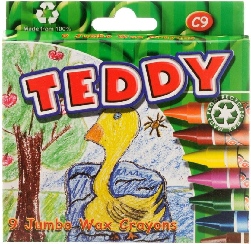 Teddy C Crayons Wax Crayons (Set of 9)