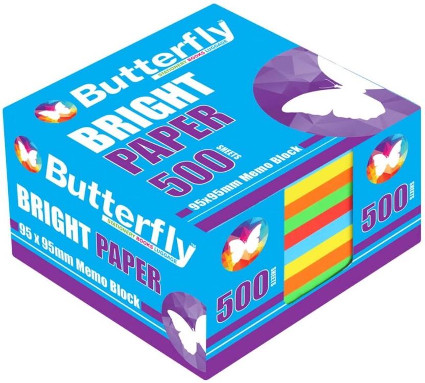 Butterfly A5 87 gsm Acrylic Paper (Set of 500, Multicolour)
