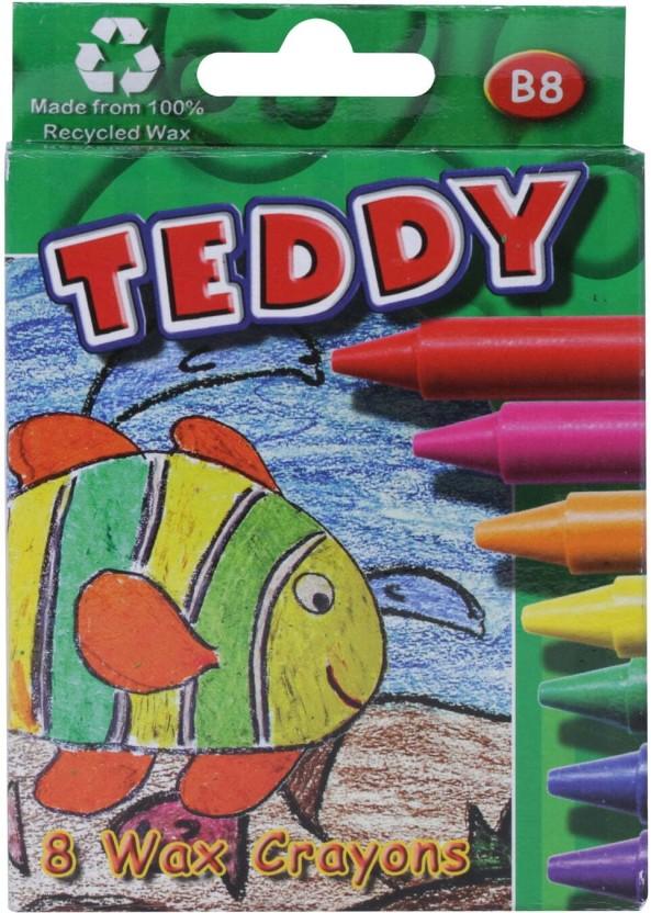 Teddy B Crayons Wax Crayons (Set of 8)