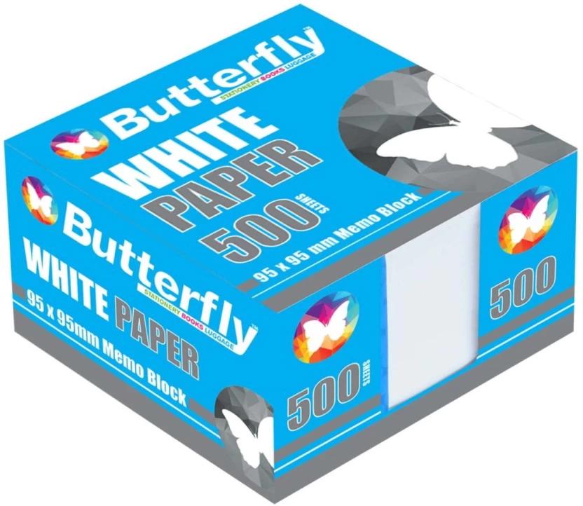Butterfly A2 87 gsm Acrylic Paper (Set of 500, White)