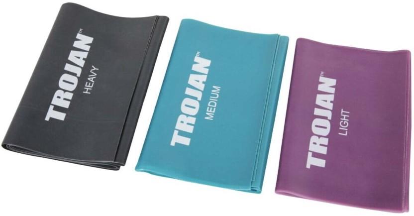 Trojan Stretch Band Set Resistance Band (Multicolor, Pack of 1)
