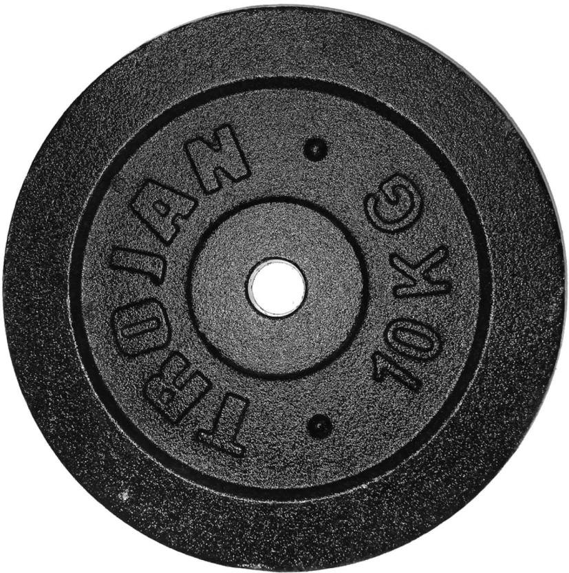 Trojan Barbell Disc Black Weight Plate (10150 g)