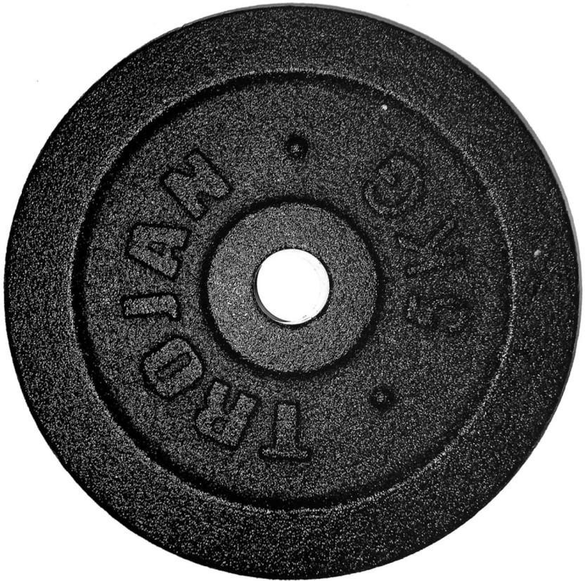 Trojan Barbell Disc Black Weight Plate (5200 g)