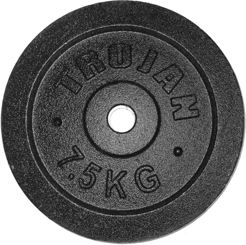 Trojan Barbell Disc Black Weight Plate (7650 g)