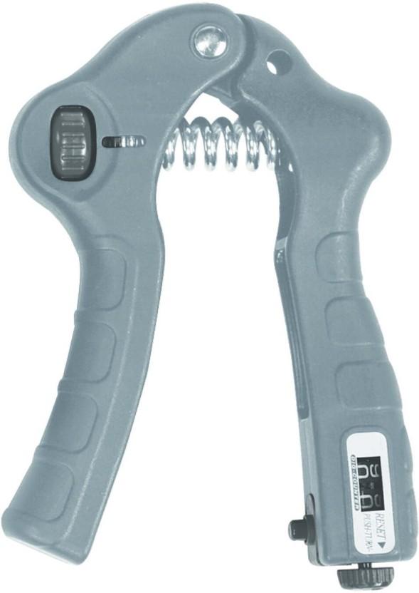 Trojan Adjustable Hand Grip (Grey, Pack of 1)