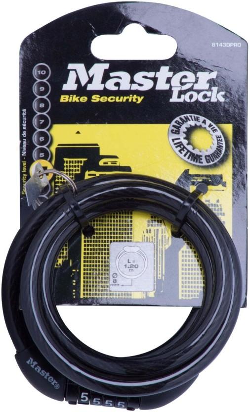 MASTER LOCK Combi Cable Cycle Lock