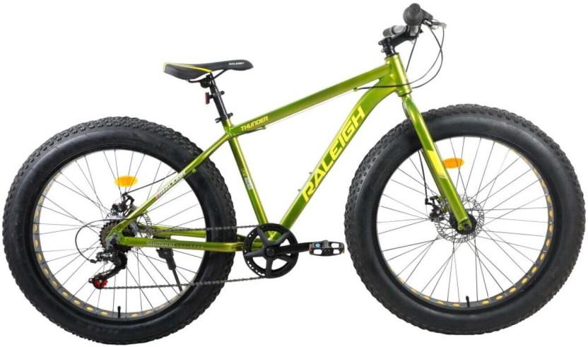 Raleigh Thunder Fatbike 26 inch (7 Gear, Green)