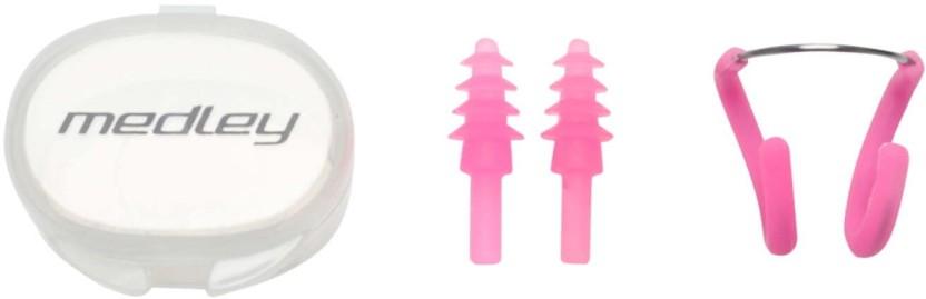 Medley Nose and Ear Plug Combo Ear Plug & Nose Clip (Pink)