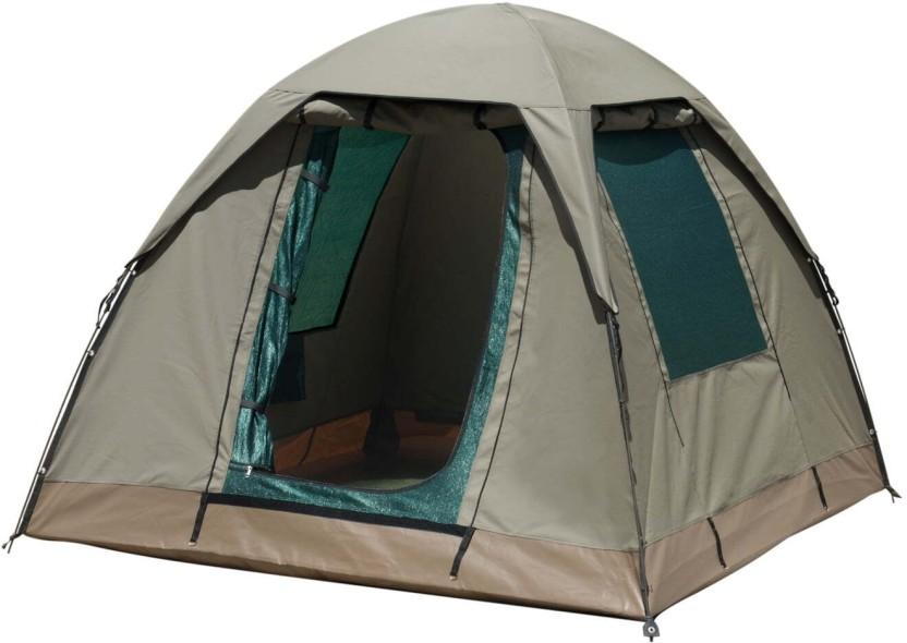 Camp Master Chobe Dome Canvas Tent - For 5 Person (Beige)