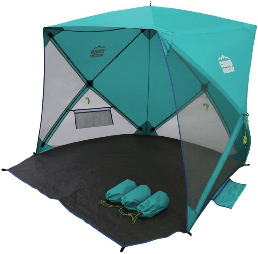 Camp Master Cube Beach Shelter Tent - For 4 (Multicolour)