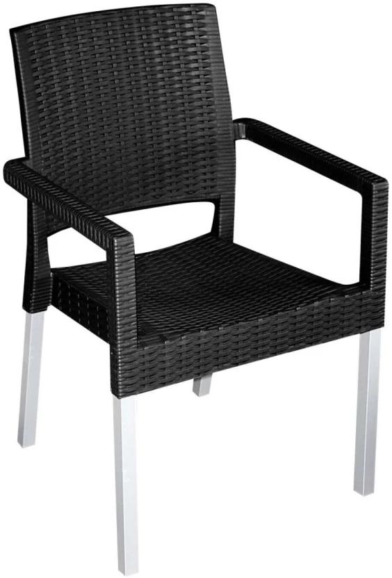 Contour Ruby Plastic Plastic Stackable Chair (Brown, 1, Pre-assembled)
