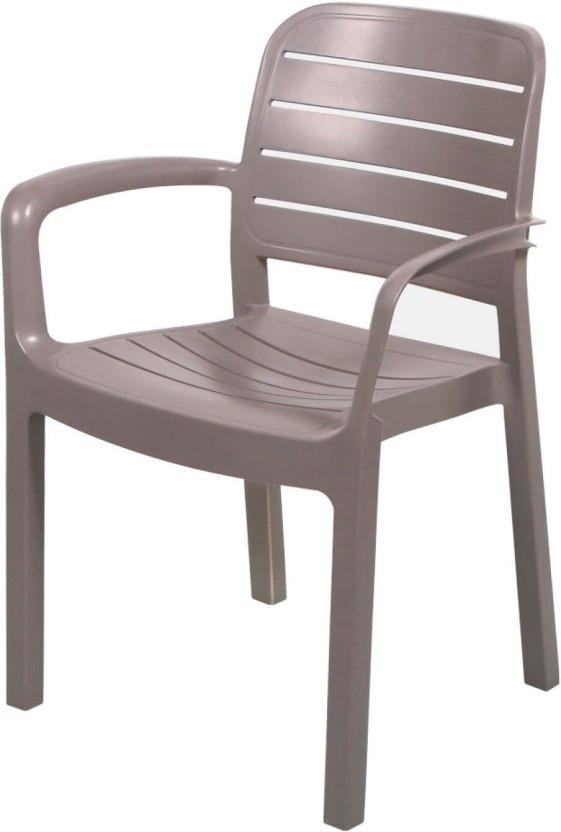 Goldsun Clifton Plastic Stackable Chair (Beige, 1, Pre-assembled)