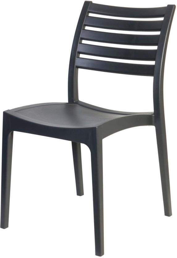 Goldsun Sienna Plastic Stackable Chair (Brown, 1, Pre-assembled)