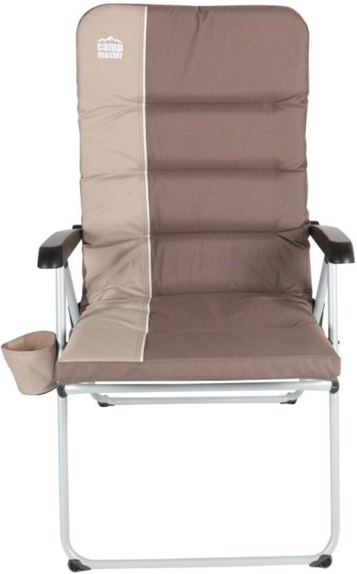 Camp Master Caravanner Reclining  Foldable Chair (Grey/Navy)