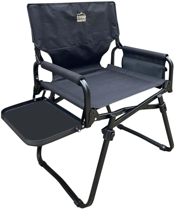 Camp Master Compact Director Plus Side Table Foldable Chair (Navy)