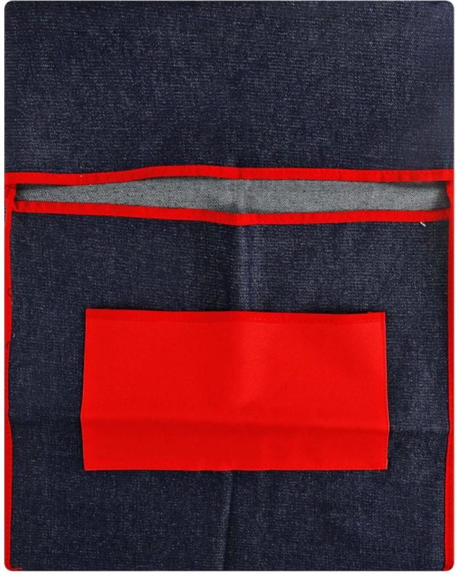 Denim Chairbag Waterproof Multipurpose Bag (Red, Black, 0.1 L)