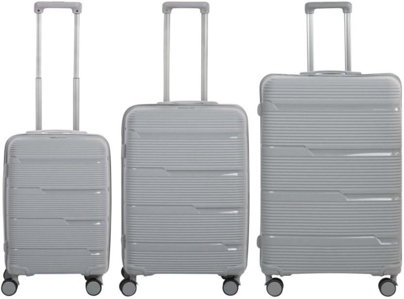 Luggage Set Cabin Suitcase 2 Wheels - 20 inch (White)