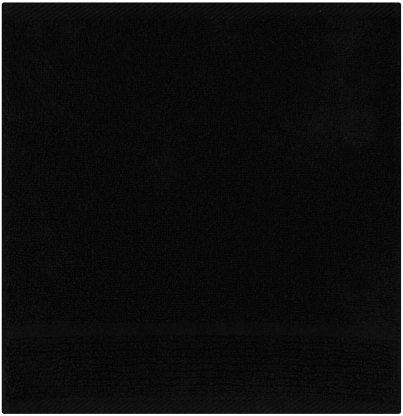 Colibri Capri Face Cloth Cotton Face Towel (Black, 5.9 inch x 5.9 inch)