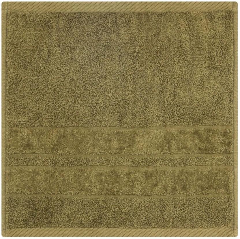 Glodina Zero Twist Face Cloth Cotton Face Towel (Pesto, 30 cm x 30 cm)