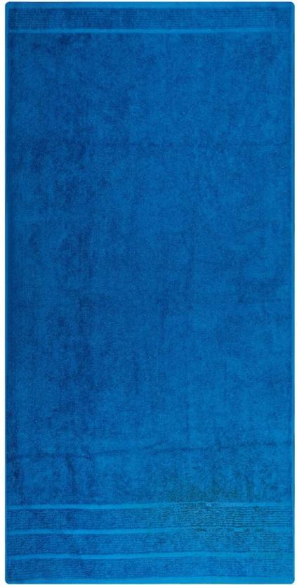 Colibri Capri Bath Towel Cotton Bath Towel (Blue, 17 inch x 9.2 inch)