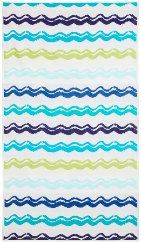 Colibri Velour Beach Towel Cotton Bath Towel (Multicolour, 14.8 inch x 8.5 inch)