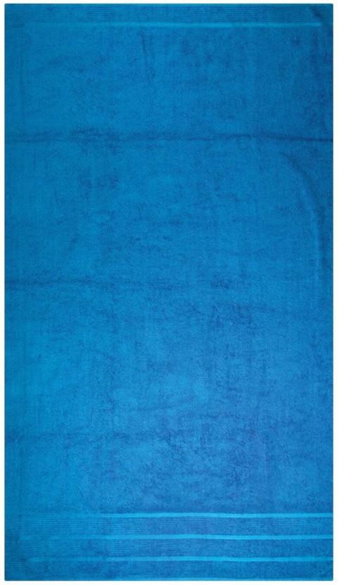 Colibri Capri Bath Sheet Cotton Bath Sheet Towel (Blue, 14.8 inch x 8.4 inch)