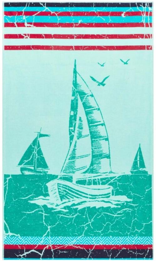 Colibri Velour Beach Towel Cotton Bath Towel (Multicolour, 14.8 inch x 8.5 inch)