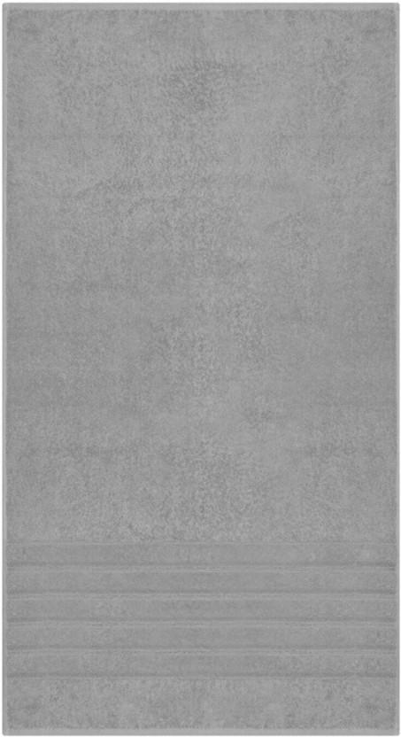 Glodina Zero Twist Bath Cotton Bath Towel (Grey, 150 cm x 85 cm)