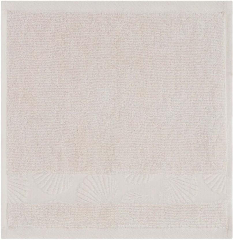 Home Living Cove Zero Twist Face Cloth Towel Cotton Face Towel (Sand White, 150 mm x 150 mm)