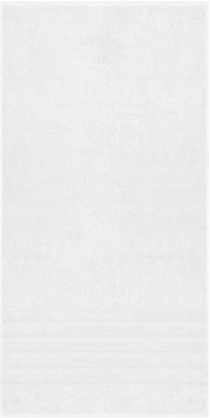 Glodina Zero Twist Bath Towel Cotton Bath Towel (White, 130 cm x 70 cm)