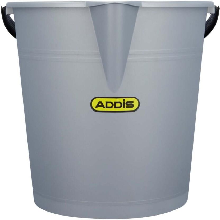 Addis 12 L Plastic Bucket (Grey)