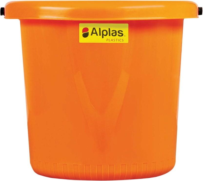 Alplas 13 L Plastic Bucket (Orange)