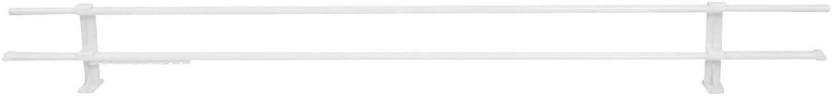 Rufflette White Rod Rail Bracket (200 cm x 11 cm) (Pack of 1)