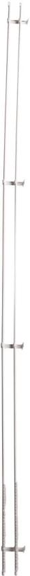Rufflette White Rod Rail Bracket (300 cm x 11 cm) (Pack of 1)