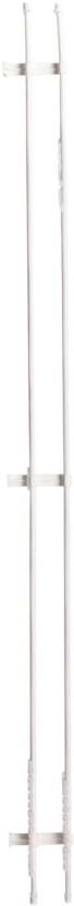 Rufflette White Curtain Rods (150 cm x 11 cm) (Pack of 1)