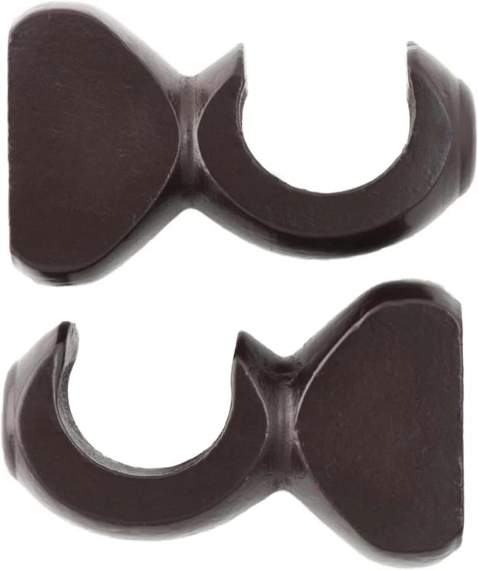 Rufflette Brown Rod Rail Bracket (15 cm x 4 cm) (Pack of 1)