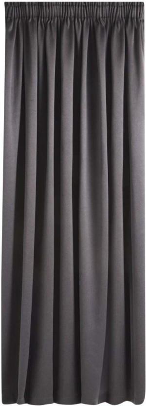Classic Collection 230 cm (8 ft) Polyester Room Darkening Window Curtain (Solid, Grey)