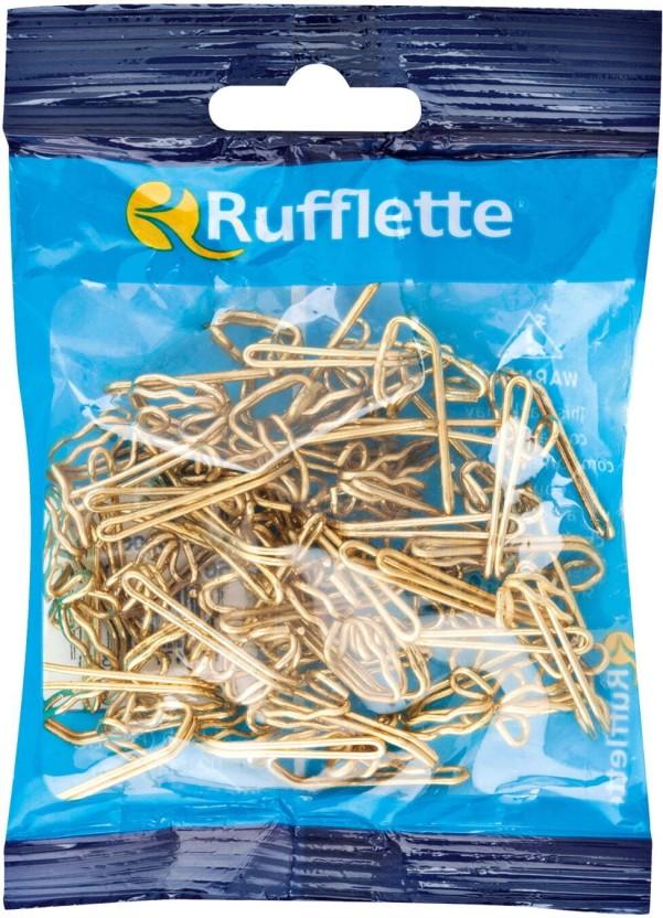 Rufflette Gold Curtain Hooks (10 cm x 1 cm) (Pack of 1)