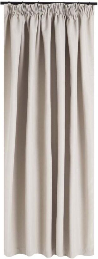 Classic Collection 230 cm (8 ft) Polyester Blackout Door Curtain (Plain, White)