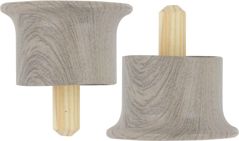 Finishing Touches Beige Curtain Knobs (11.5 cm x 5 cm) (Pack of 1)