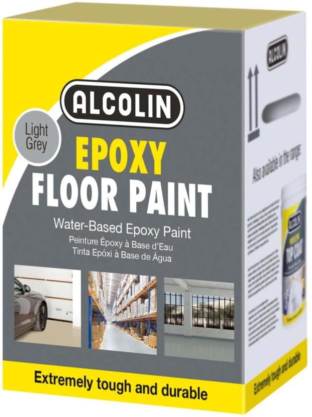 Alcolin Epoxy Floor Paint Light Grey Epoxy Floor Coating Paint (5 L)