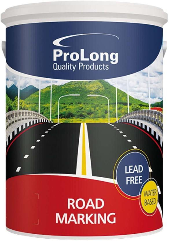 Prolong Waterbased Road marking Paint Red Emulsion Floor Coating Paint (5 L)