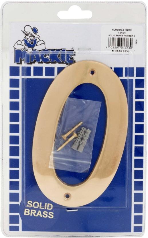 Mackie Brass Name Plate (Gold)